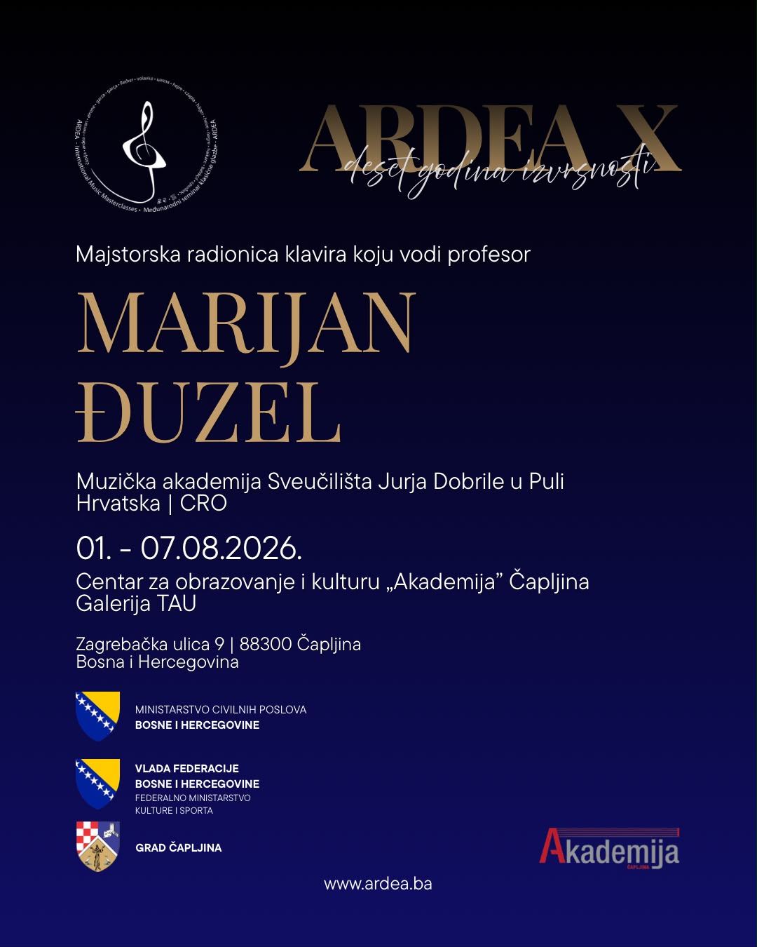 Master Piano Workshop - Marijan Đuzel