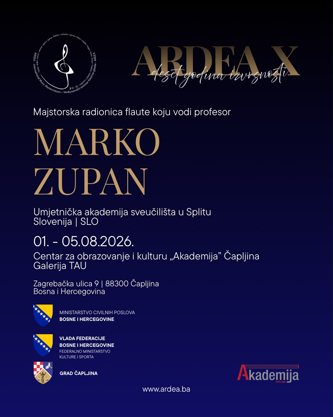 Master Flute Workshop - Marko Zupan